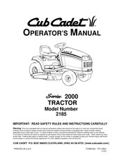 Cub cadet 2185 deck belt hot sale