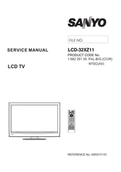 Sanyo LCD-32XZ11 Service Manual
