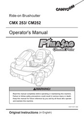 CanyCom CMX 252 Operator's Manual