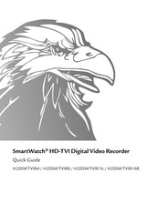 Smartwatch H20SWTVIR8 Quick Manual