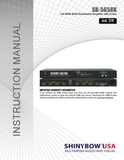 Shinybow USA SB-5658K Instruction Manual