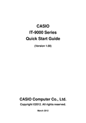 Casio IT-9000 Series Quick Start Manual