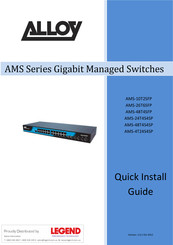 Alloy AMS-4T24S4SP Quick Install Manual