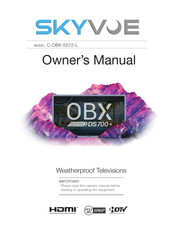 Skyvue C-OBX-5572-L Owner's Manual