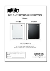 Summit FF61BI Instruction Manual