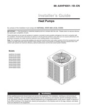 Trane A4HP4036A1000A Installer's Manual