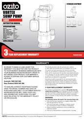 Ozito PSDWV-500 Instruction Manual