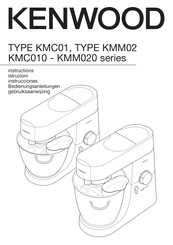 Kenwood Chef and Major KMC010 series Instructions Manual