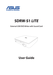 Asus SDRW-S1 LITE User Manual