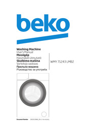 Beko WMY 71243 LMB2 User Manual