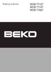 Beko WCB 77087 User Manual