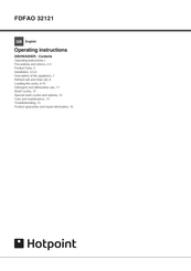Hotpoint FDFAO 32121 Operating Instructions Manual