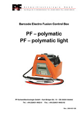 PF Polymatic Manual