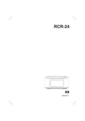 Sangean RCR-24 Instructions Manual