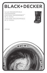 Black & Decker CM1100 Use And Care Manual