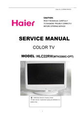 Haier HLC22RW Service Manual