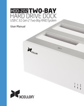 Xcellon HDD-202 User Manual