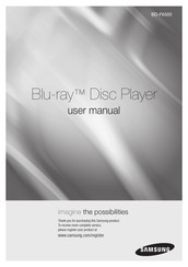 Samsung BD-F6500 User Manual