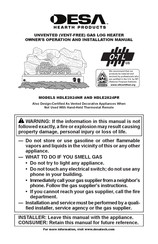 Desa HDLE2824PR Owner's Operation And Installation Manual