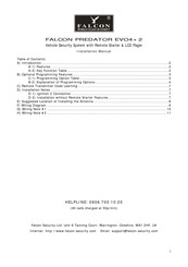 Falcon Predator EVO4+2 Installation Manual