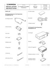 Honda 08B26-SNA-100 Installation Instructions Manual