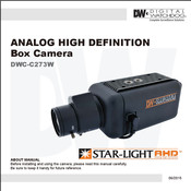 Digital Watchdog DWC-C273W Manual