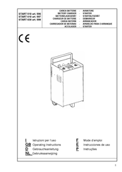 Elettro CF START-610 597 Operating Instructions Manual