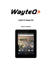 WayteQ xTAB-70 User Manual