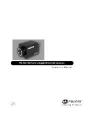 Pulnix TM-1327GE series Operation Manual