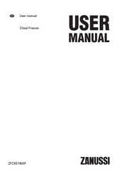 Zanussi ZFC631WAP User Manual