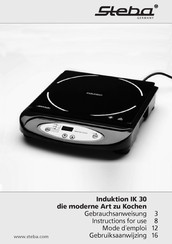 Steba IK 30 Instructions For Use Manual