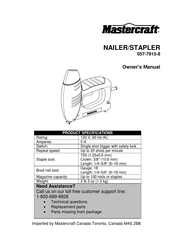 MasterCraft 057-7915-8 Owner's Manual