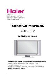 Haier HL32S-A Servise Manual