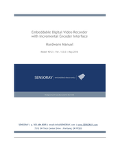 Sensoray 4012 Hardware Manual