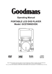 Goodmans GCE70W6DVDK Operating Manual