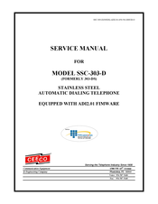CEECO SSC-303-D Service Manual