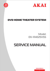 Akai DV-R4025VSS Service Manual
