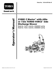 Toro 74255 Operator's Manual