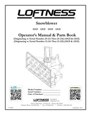 LOFTNESS 1082I Operator's Manual