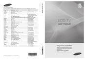 Samsung LE22C355 User Manual
