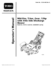 Toro 30318 Operator's Manual