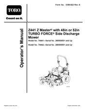 Toro 74442 Operator's Manual