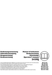 Husqvarna 243RJ Operator's Manual