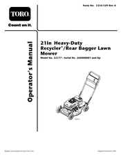 Toro 22177 Operator's Manual