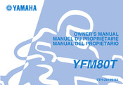 Yamaha YFM80T Owner's Manual