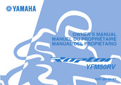 Yamaha RAPTOR YFM50RV Owner's Manual