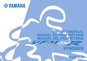 Yamaha YFM350S Owner's Manual