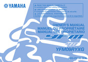 Yamaha YFM09RYXG Owner's Manual