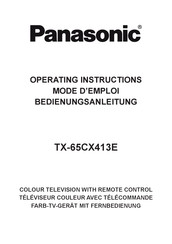 Panasonic TX-65CX413E Operating Instructions Manual