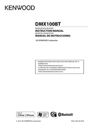 Kenwood DMX100BT Instruction Manual